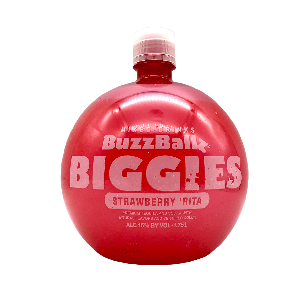 Buzzballz Biggies Strawberry Rita bottle