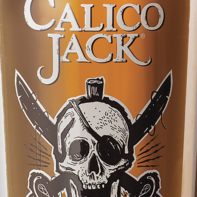 Calico Jack Spiced Rum bottle