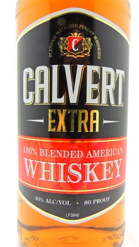 Calvert Extra Blended Whiskey - Disco bottle