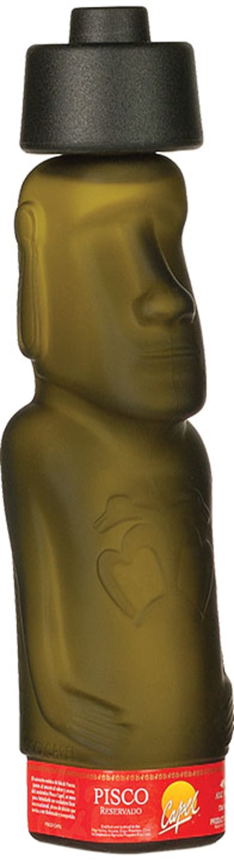 Capel Pisco Reservado In Moai Bottle bottle