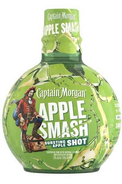 Captain Morgan Apple Smash Mini Disco bottle