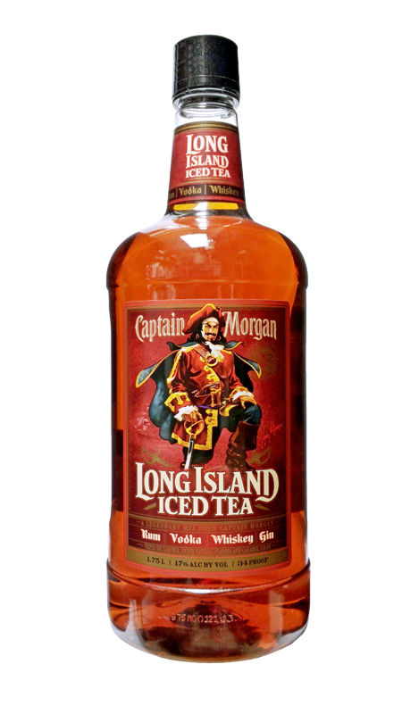 Captain Morgan Long Island Iced Tea bottle