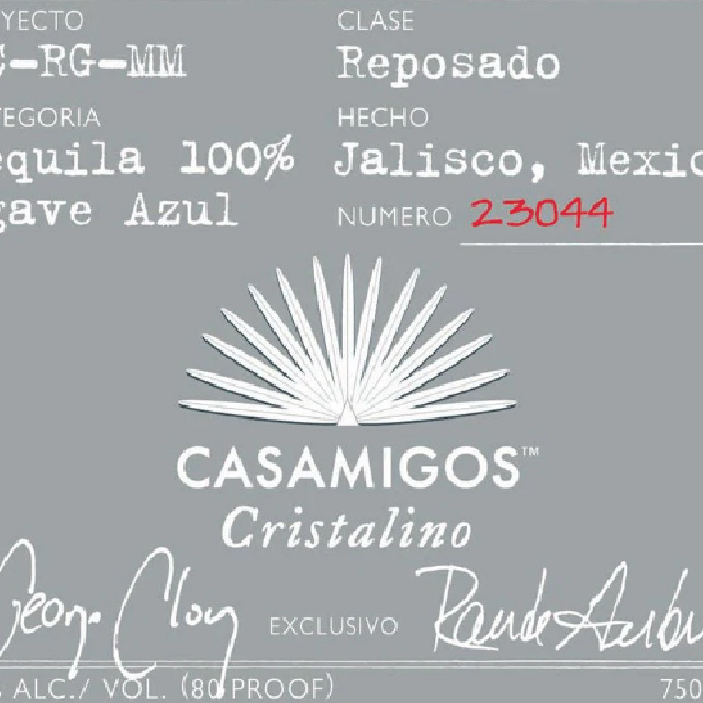 Casamigos Cristalino bottle