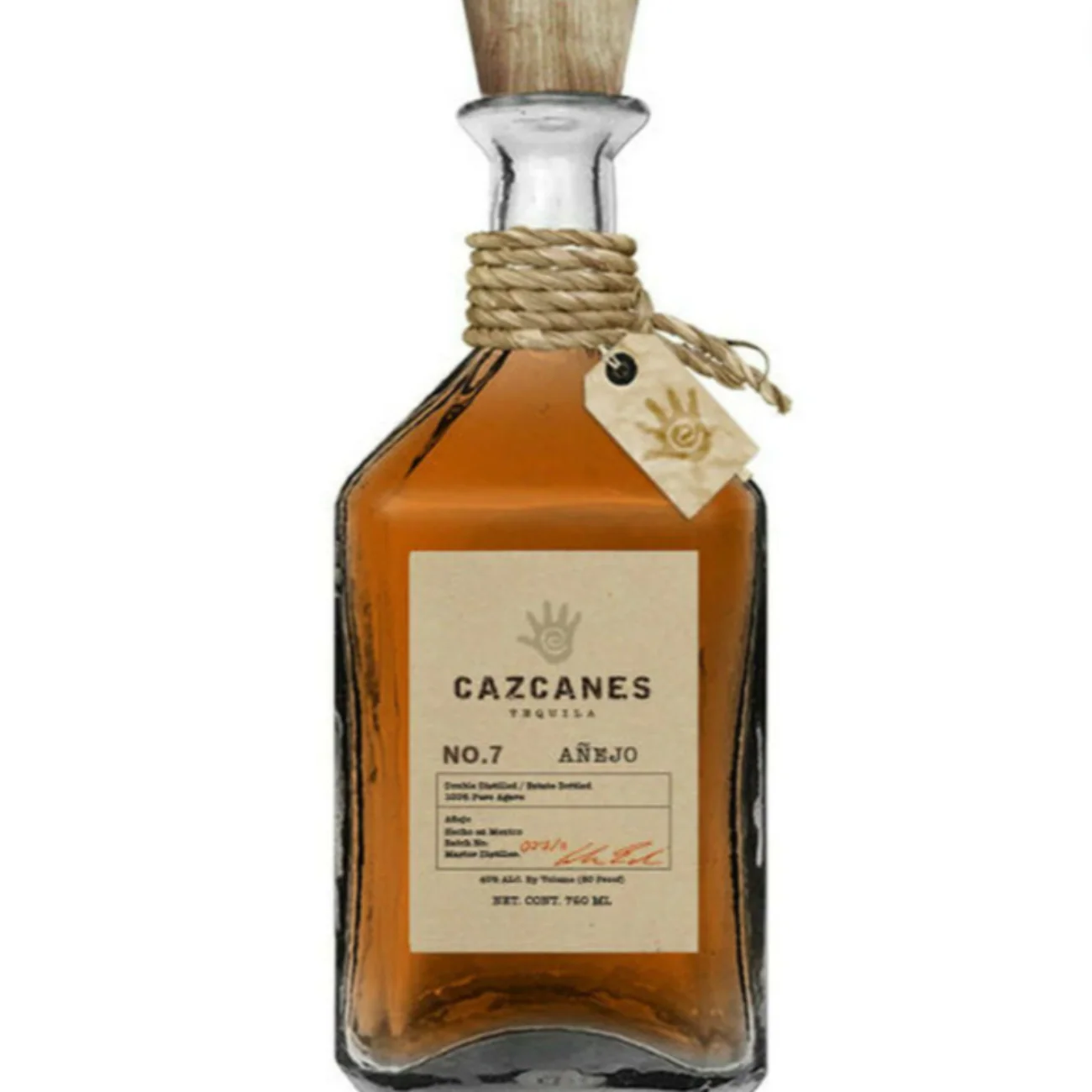 Cazcanes Anejo Tequila No 7 bottle