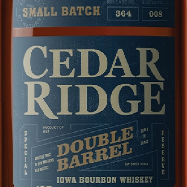 Cedar Ridge Bourbon Mini bottle
