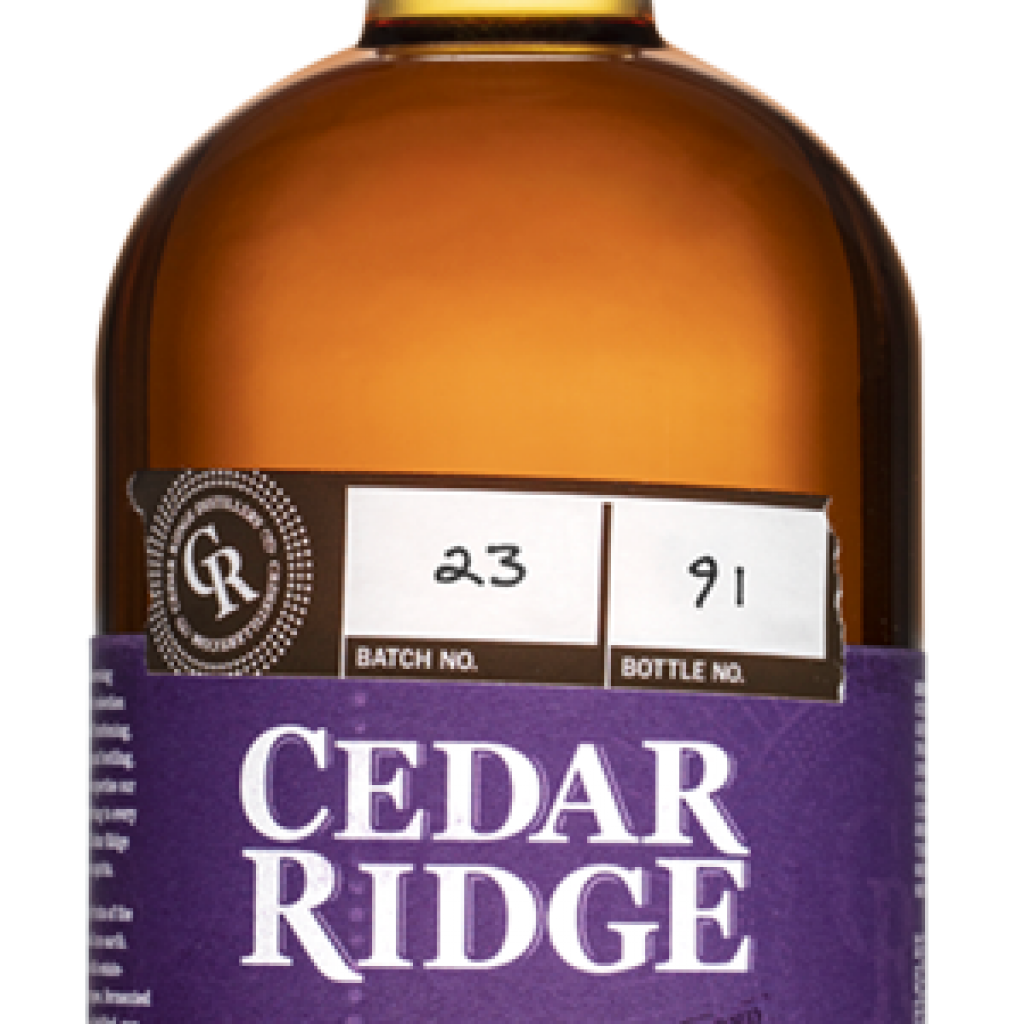 Cedar Ridge Brandy bottle