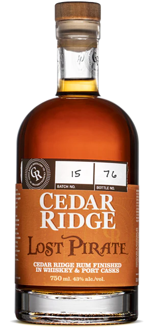 Cedar Ridge Lost Pirate Port Finish Rum bottle