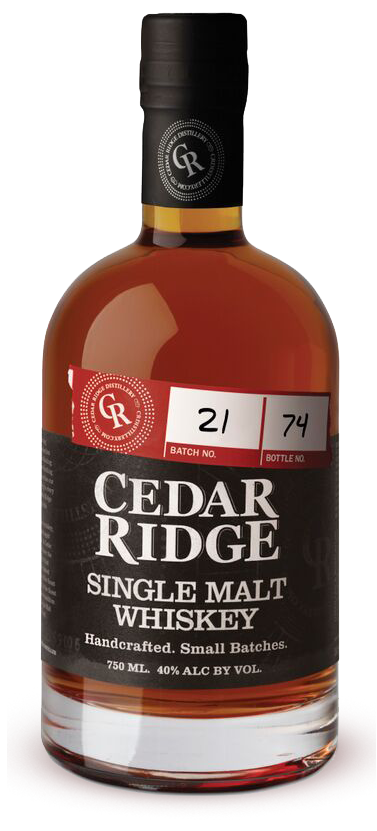 Cedar Ridge Single Malt Single Barrel Select bottle