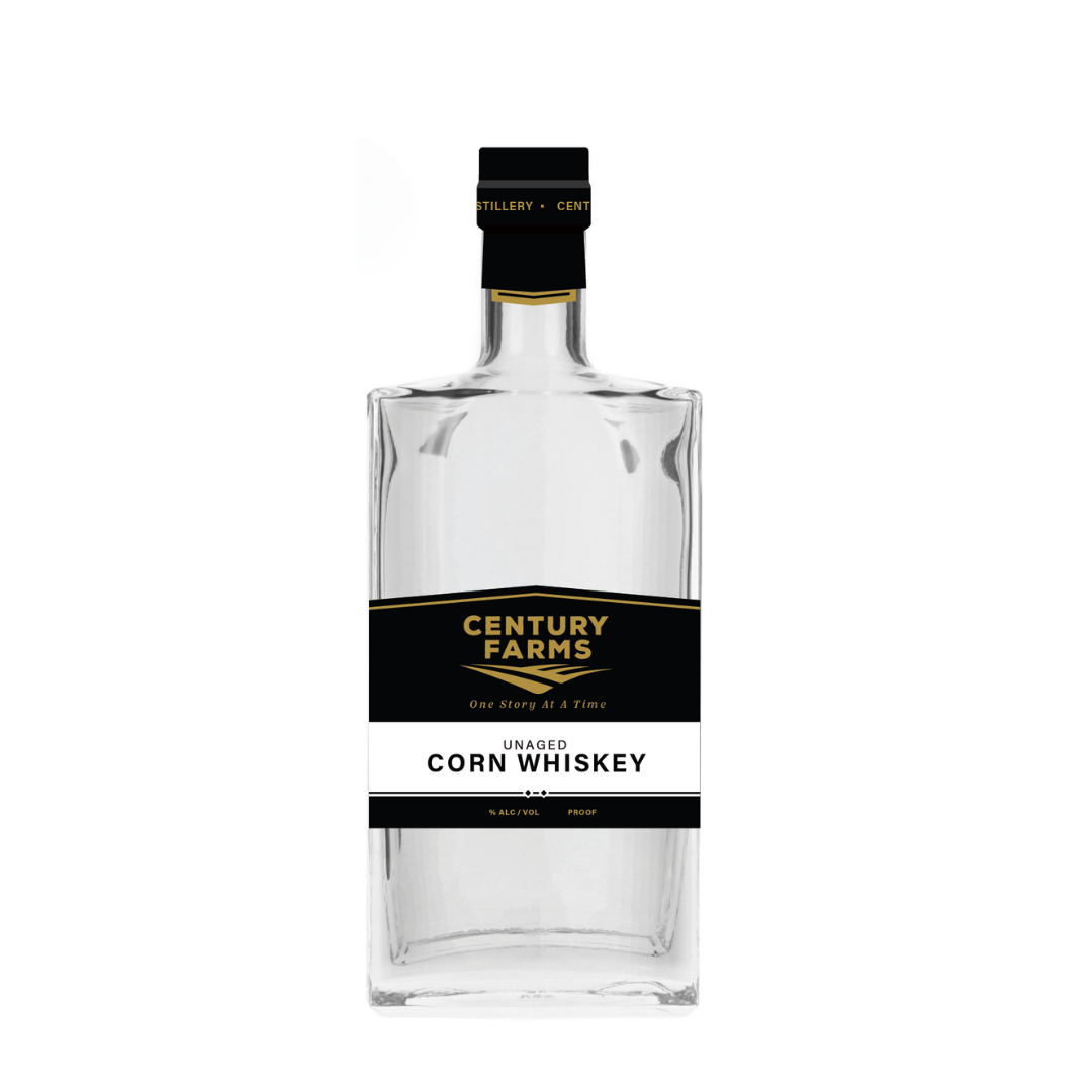 Century Farms Unaged High Proof bottle