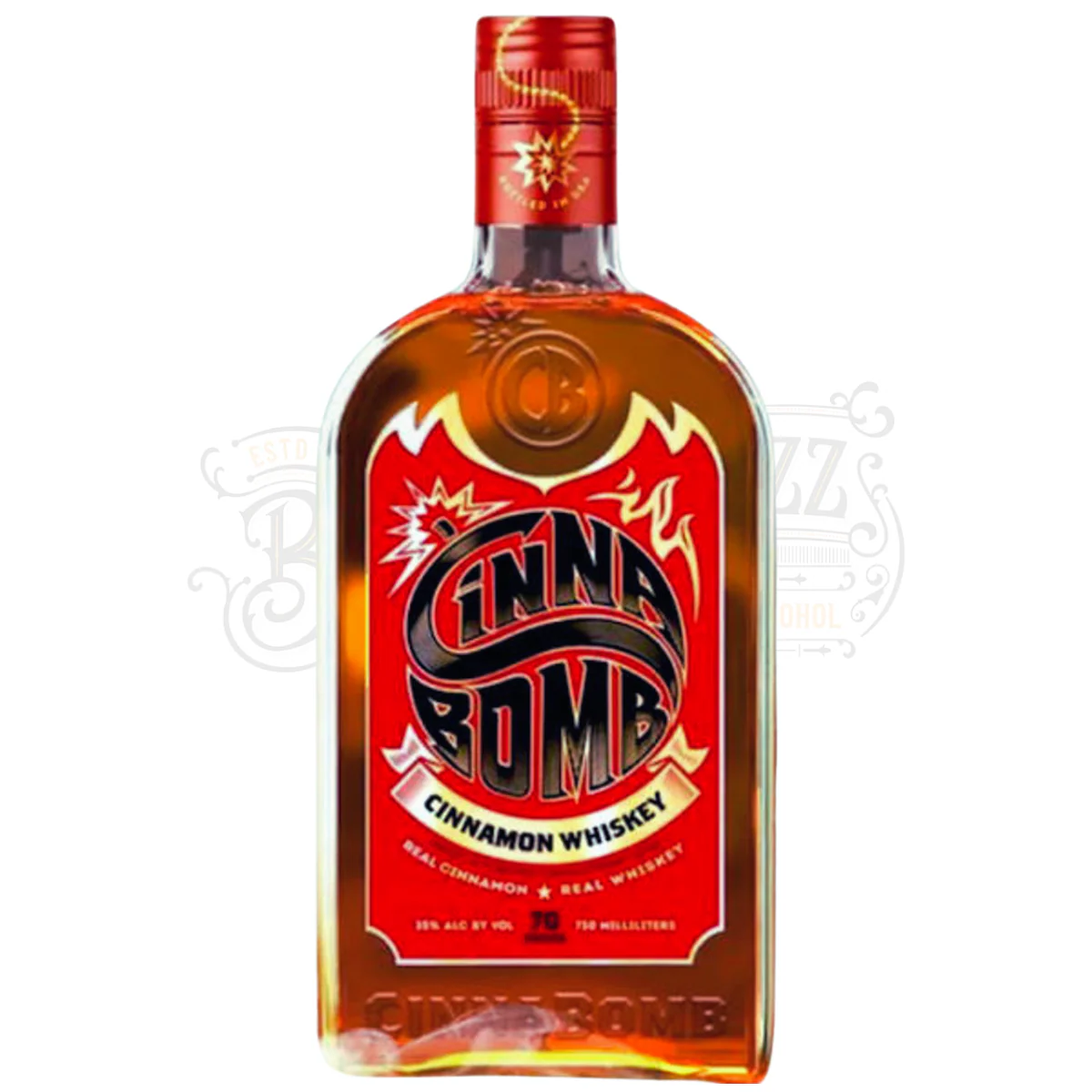 Cinnabomb Cinnamon Whiskey bottle