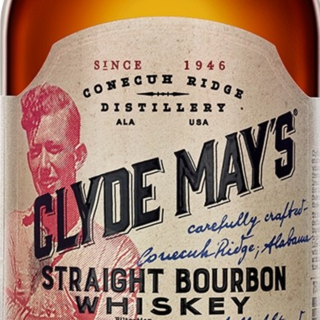 Clyde Mays Straight Bourbon bottle