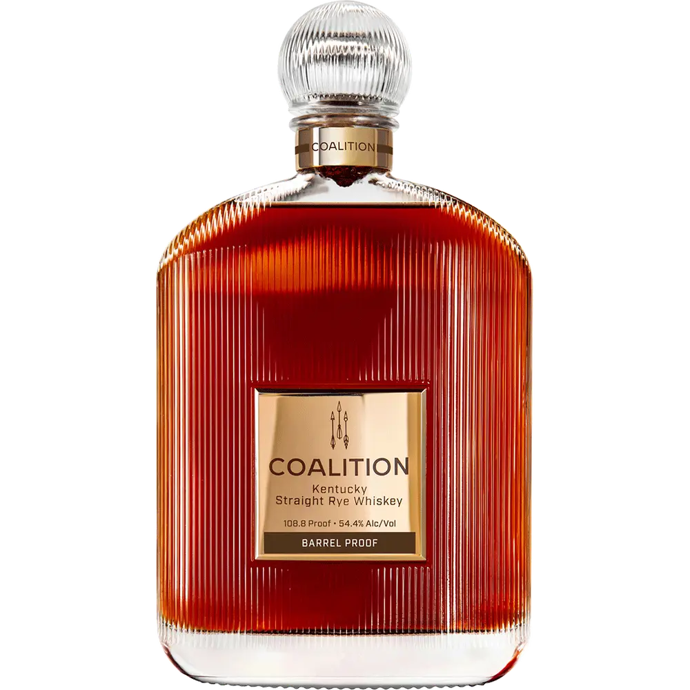 Coalition Kentucky Straight Rye Whiskey Barrel Proof bottle