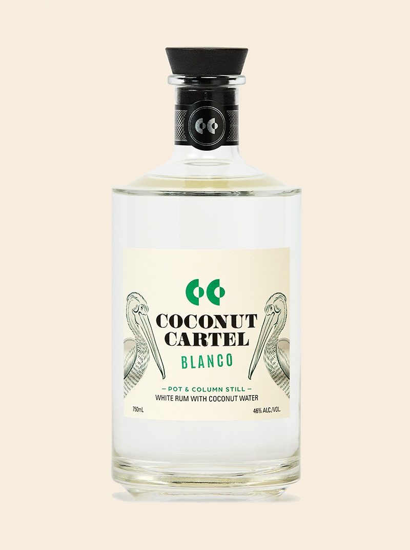 Coconut Cartel Blanco Rum bottle