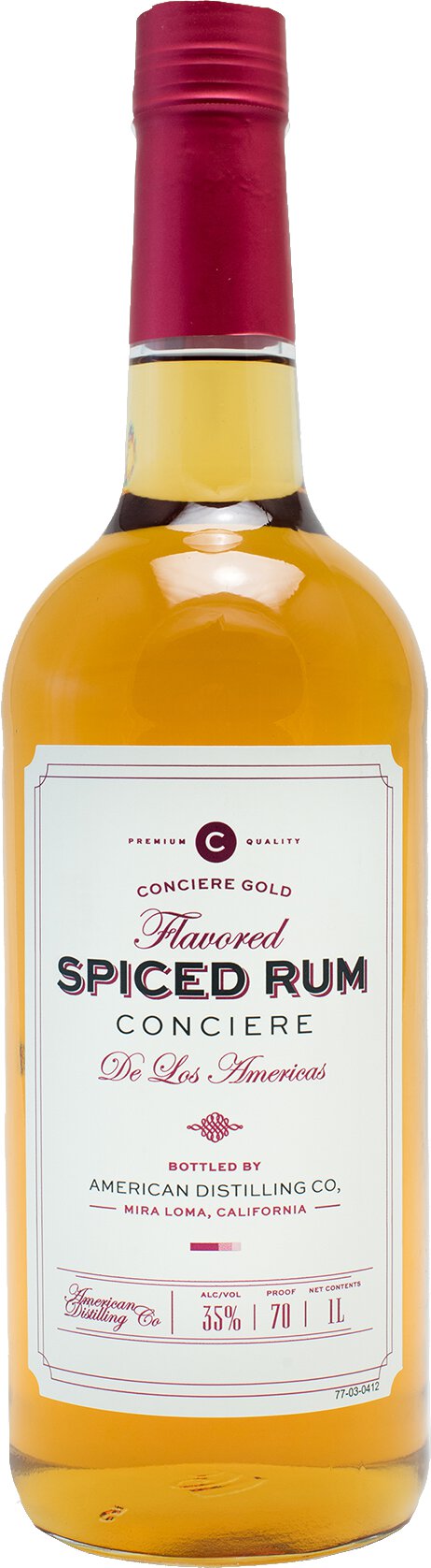 Conciere Spiced Rum bottle