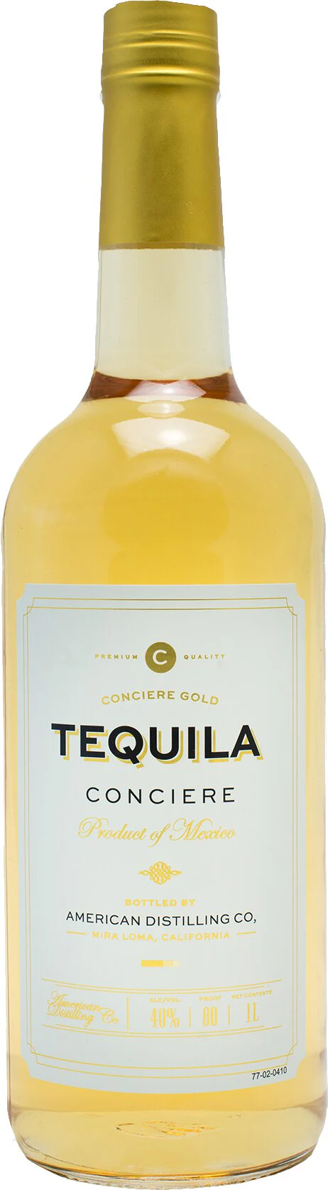 Conciere Tequila Gold bottle