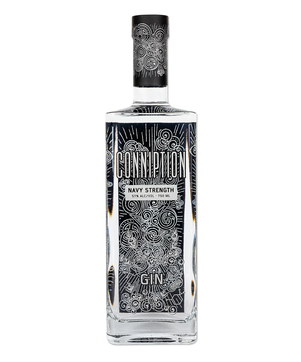 Conniption Navy Strength Gin bottle