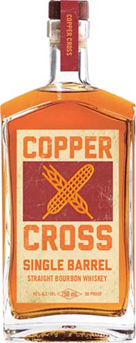 Copper Cross Single Barrel Straight Bourbon bottle