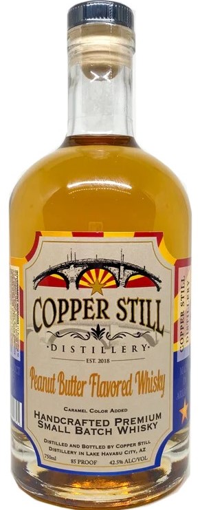 Copper Still Peanut Butter Flavored Whisky bottle