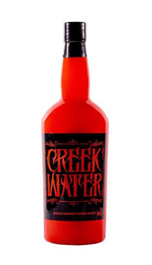 Creek Water Cinnamon Whiskey bottle