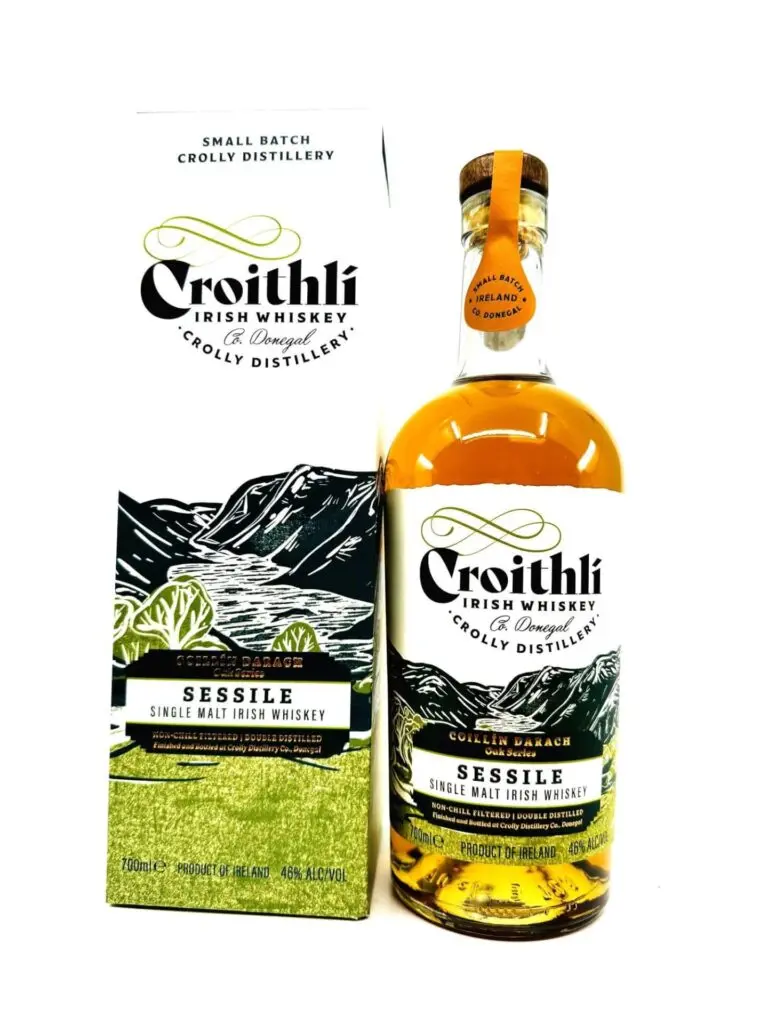 Croithli Sessile Single Malt Irish Whiskey bottle