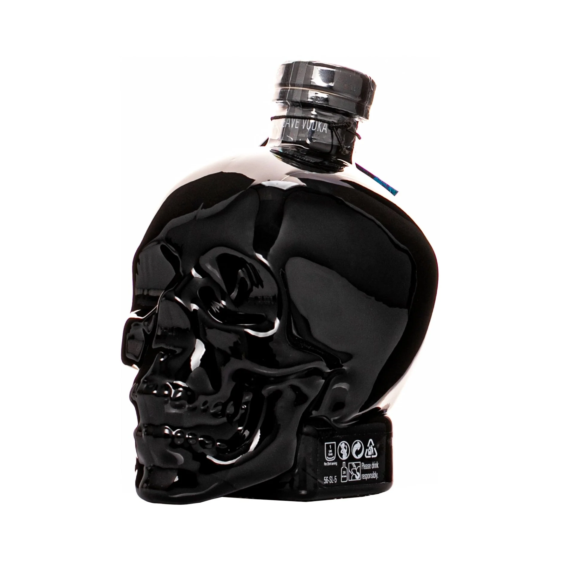 Crystal Head Onyx Vodka bottle