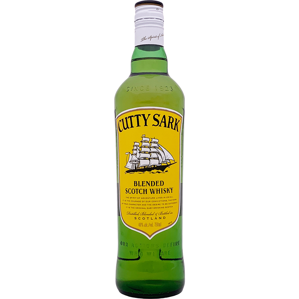 Cutty Sark Scotch bottle