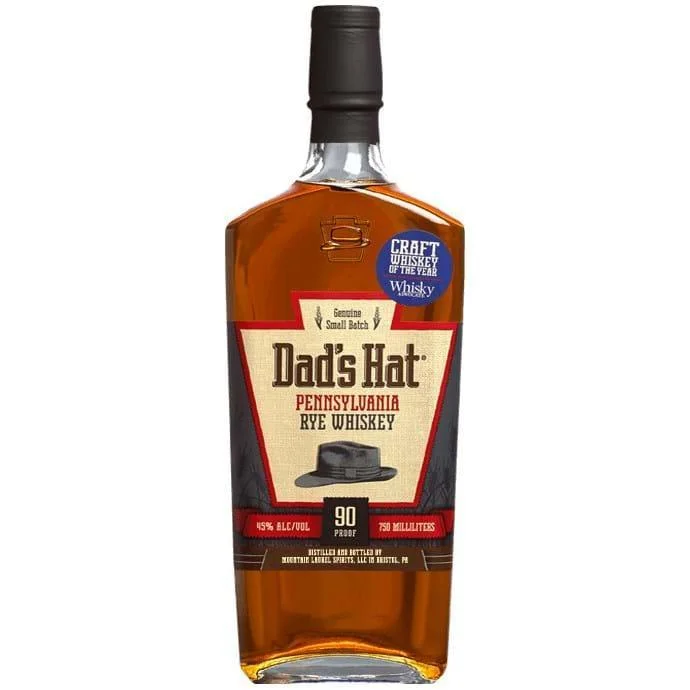 Dads Hat Pennsylvania Rye Whiskey bottle