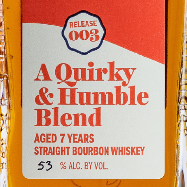 Dancing Goat Quirky & Humble 7Yrbourbon bottle