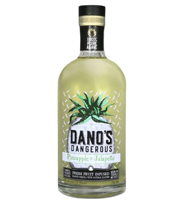 Danos Dangerous Pineapple And Jalapeno bottle
