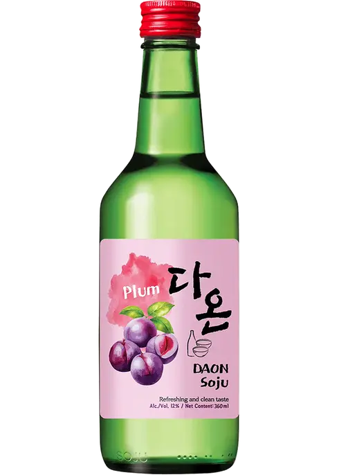 Daon Soju Green Grape bottle