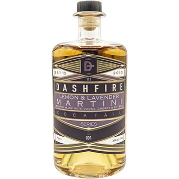 Dashfire Lemon & Lavender Martini Rtd bottle