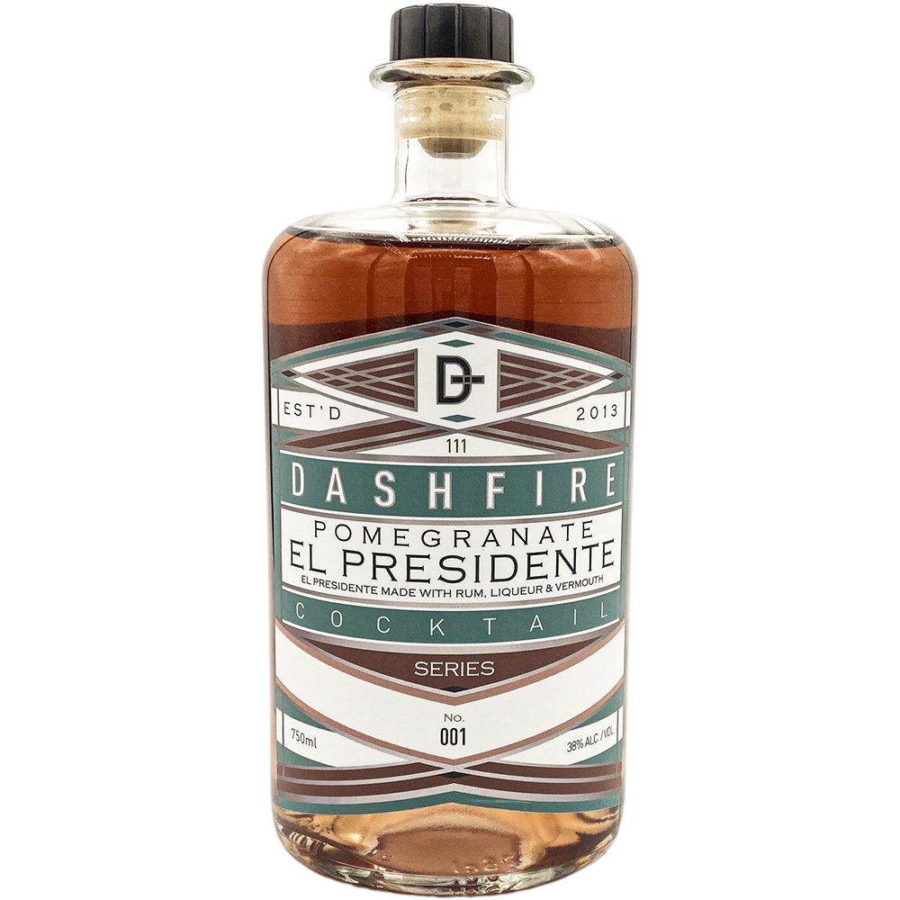 Dashfire Pomegranate El Presidente Rtd Disco bottle
