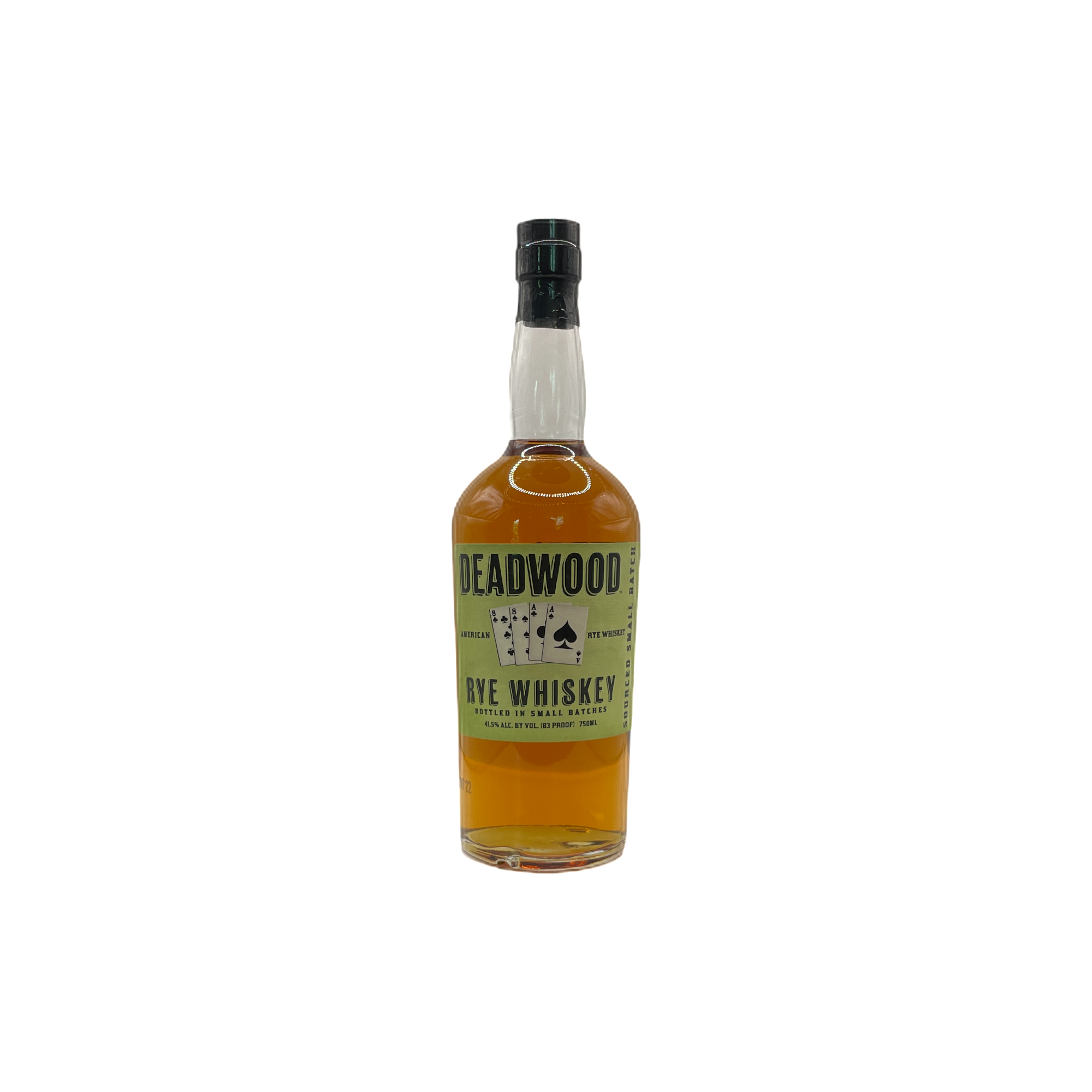Deadwood Rye Whiskey bottle