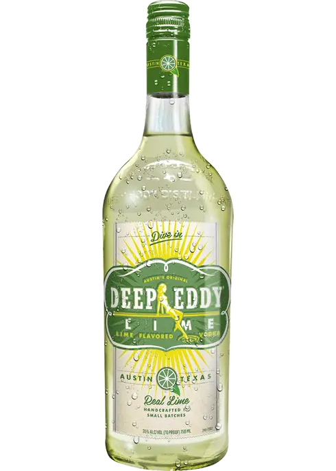 Deep Eddy Lime Flavored Vodka bottle