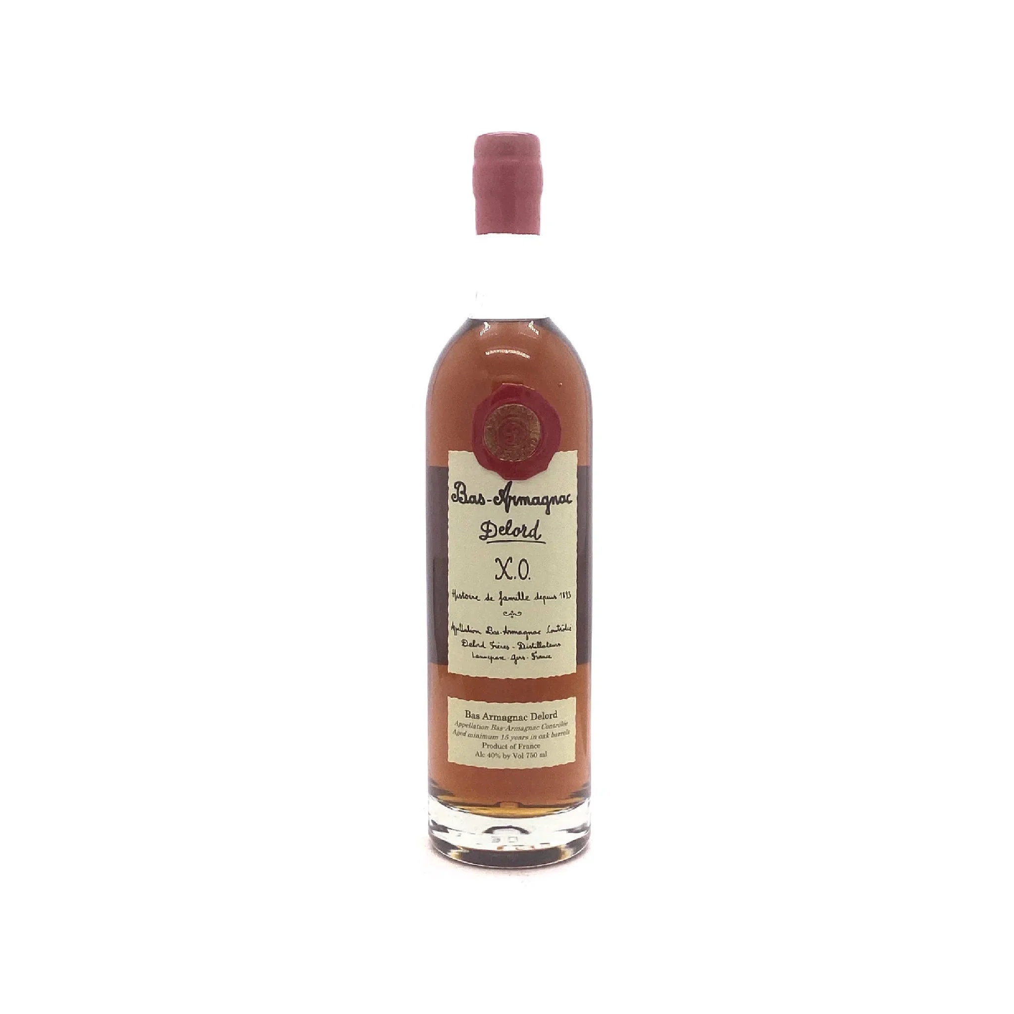 Delord Bas Armagnac Xo bottle