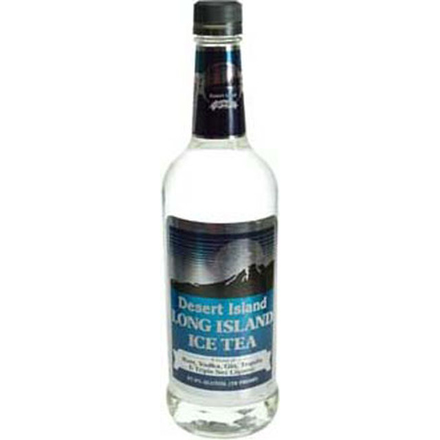 Desert Island Long Island Iced Tea Cocktail bottle