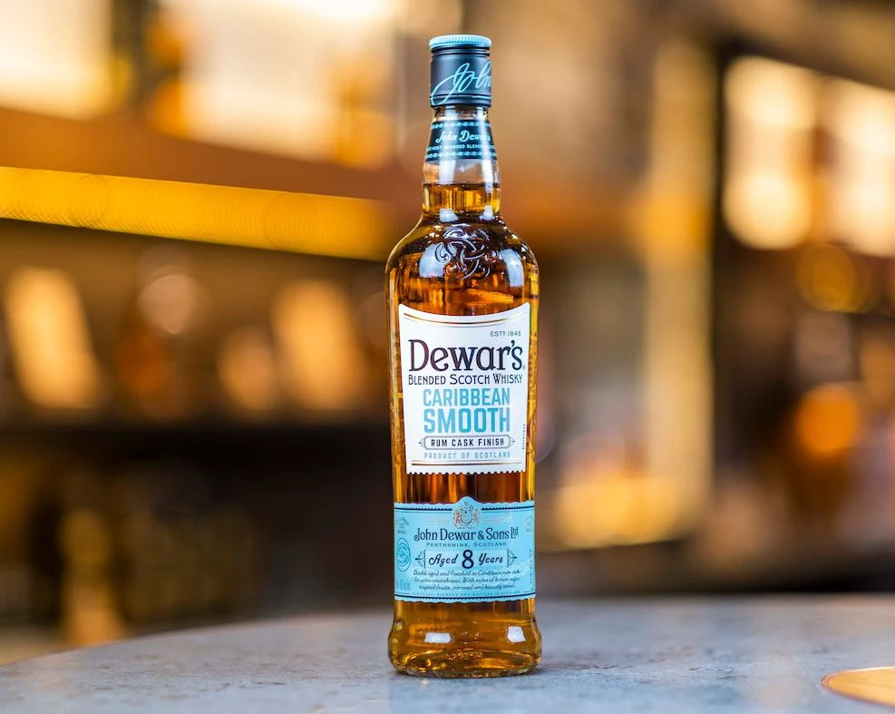 Dewars Caribbean Smooth bottle