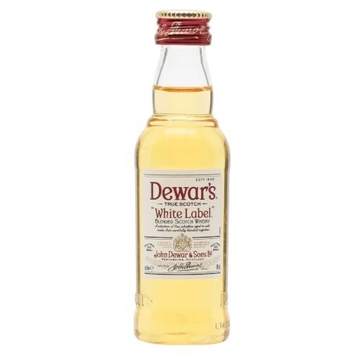 Dewars White Label Mini bottle