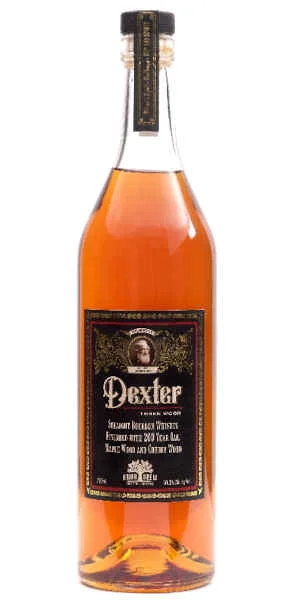 Dexter Three Wood Straight Bourbon Whiskey bottle