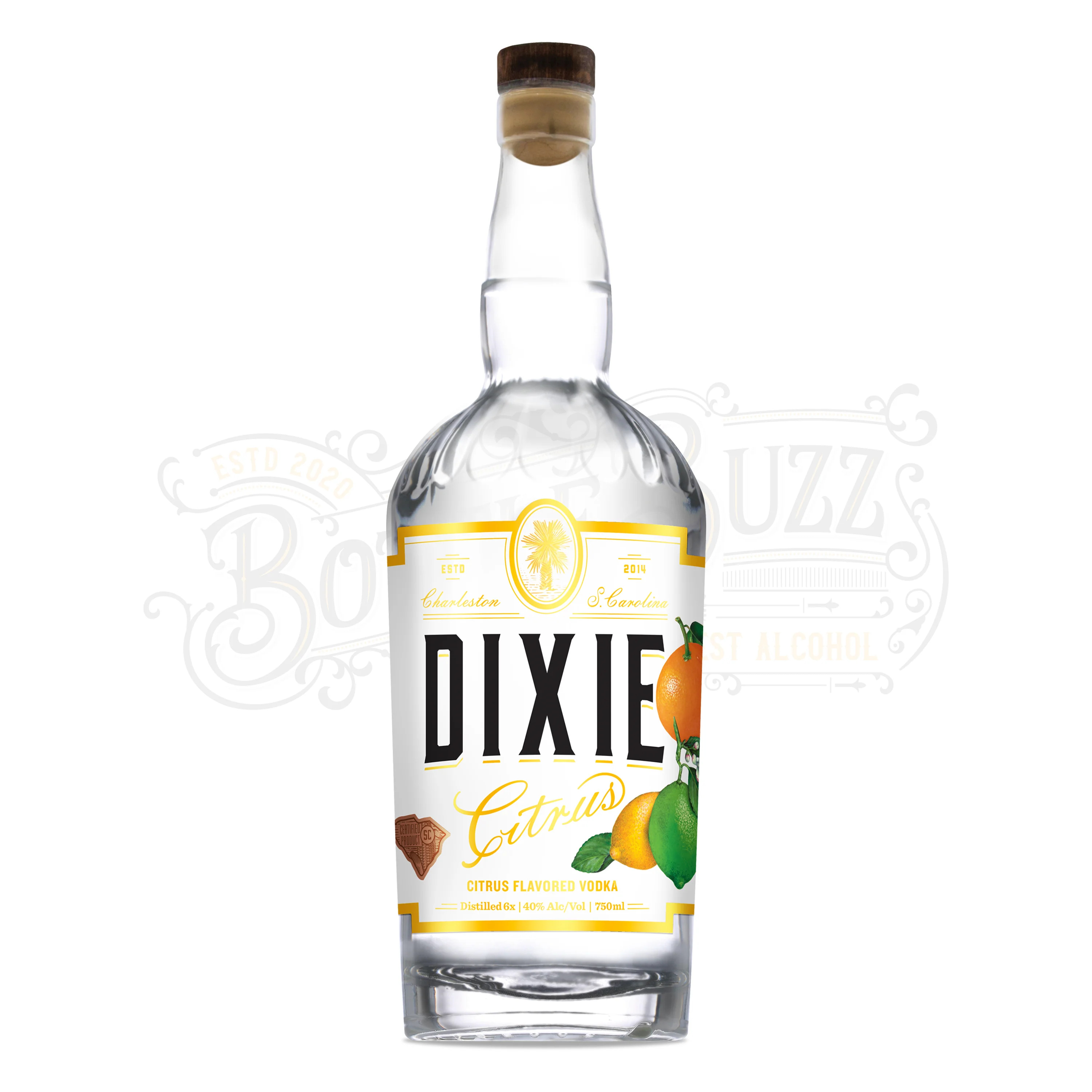 Dixie Citrus Vodka bottle