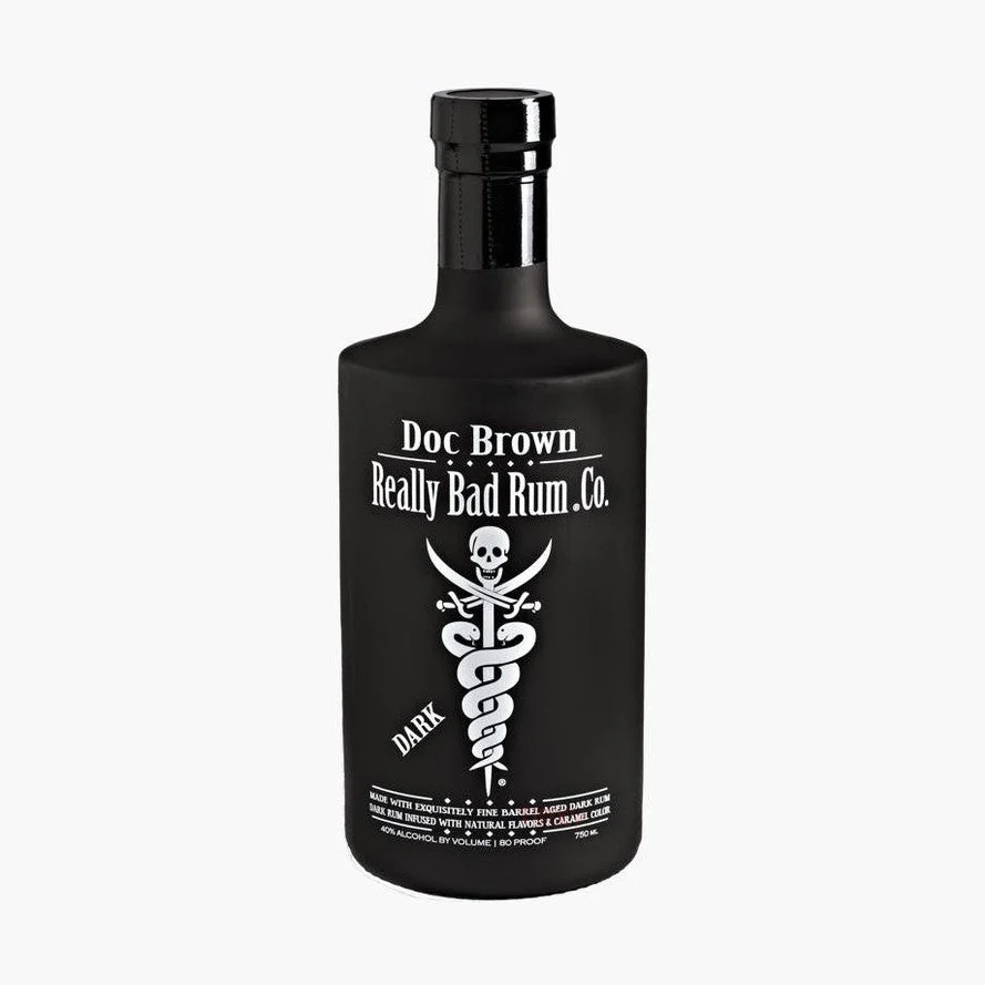 Doc Brown Really Bad Rum Dark Disco bottle