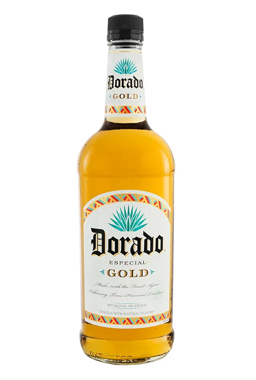Dorado Gold Tequila bottle