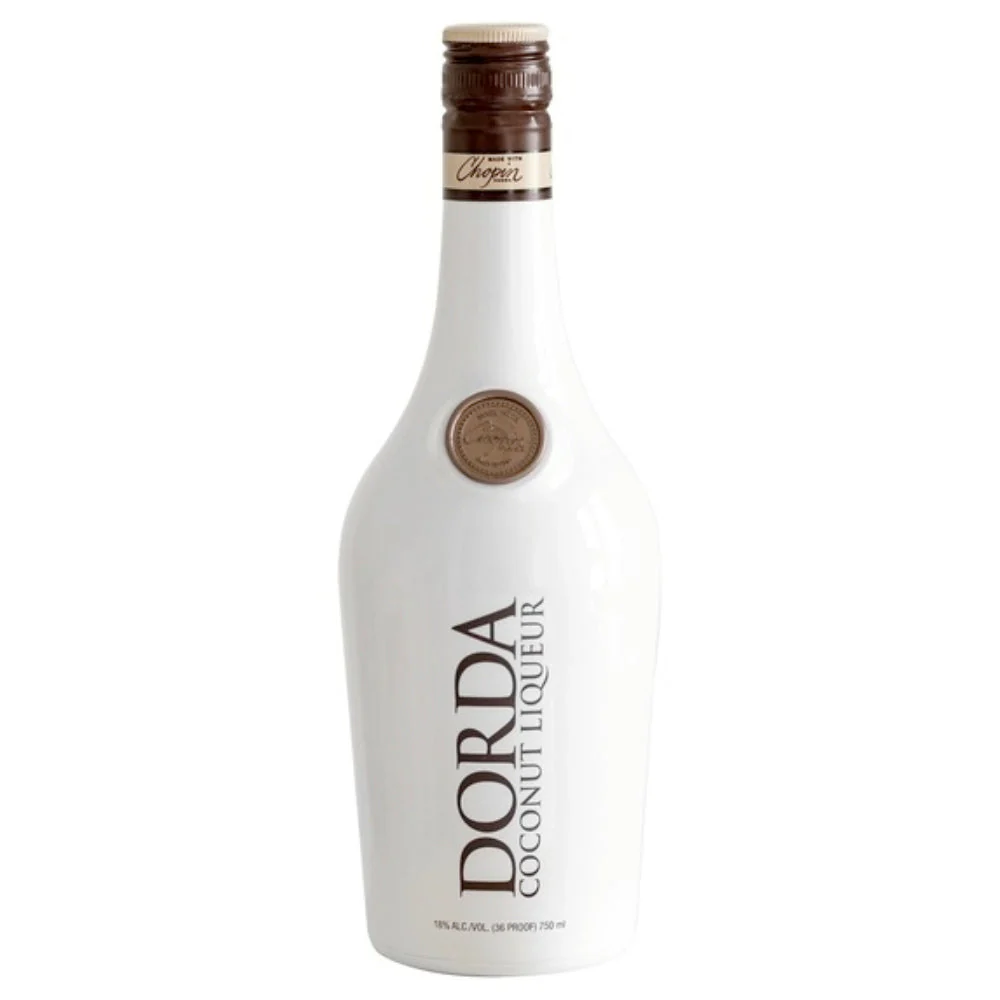 Dorda Coconut Liqueur Disco bottle