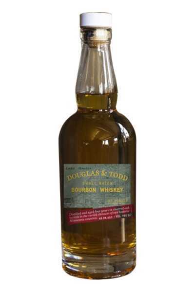 Douglas & Todd Bourbon Whiskey bottle