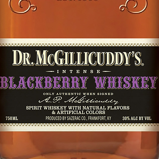 Dr. Blackberry Whiskey bottle