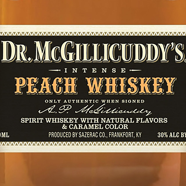 Dr Mcgillicuddys Peach bottle