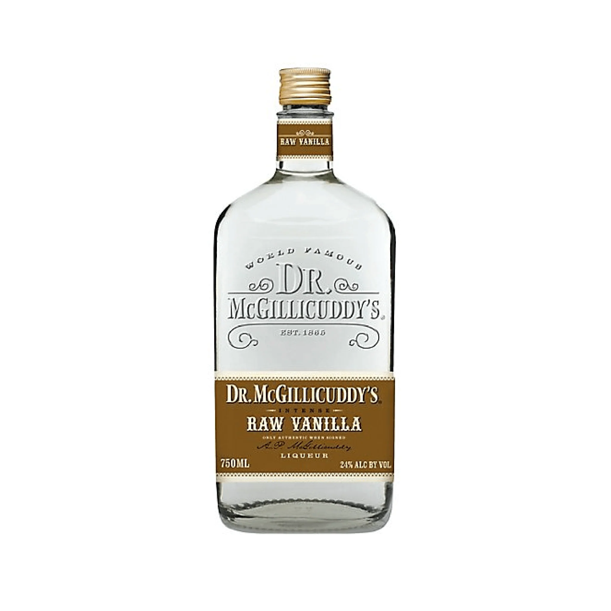 Dr Mcgillicuddys Raw Vanilla bottle