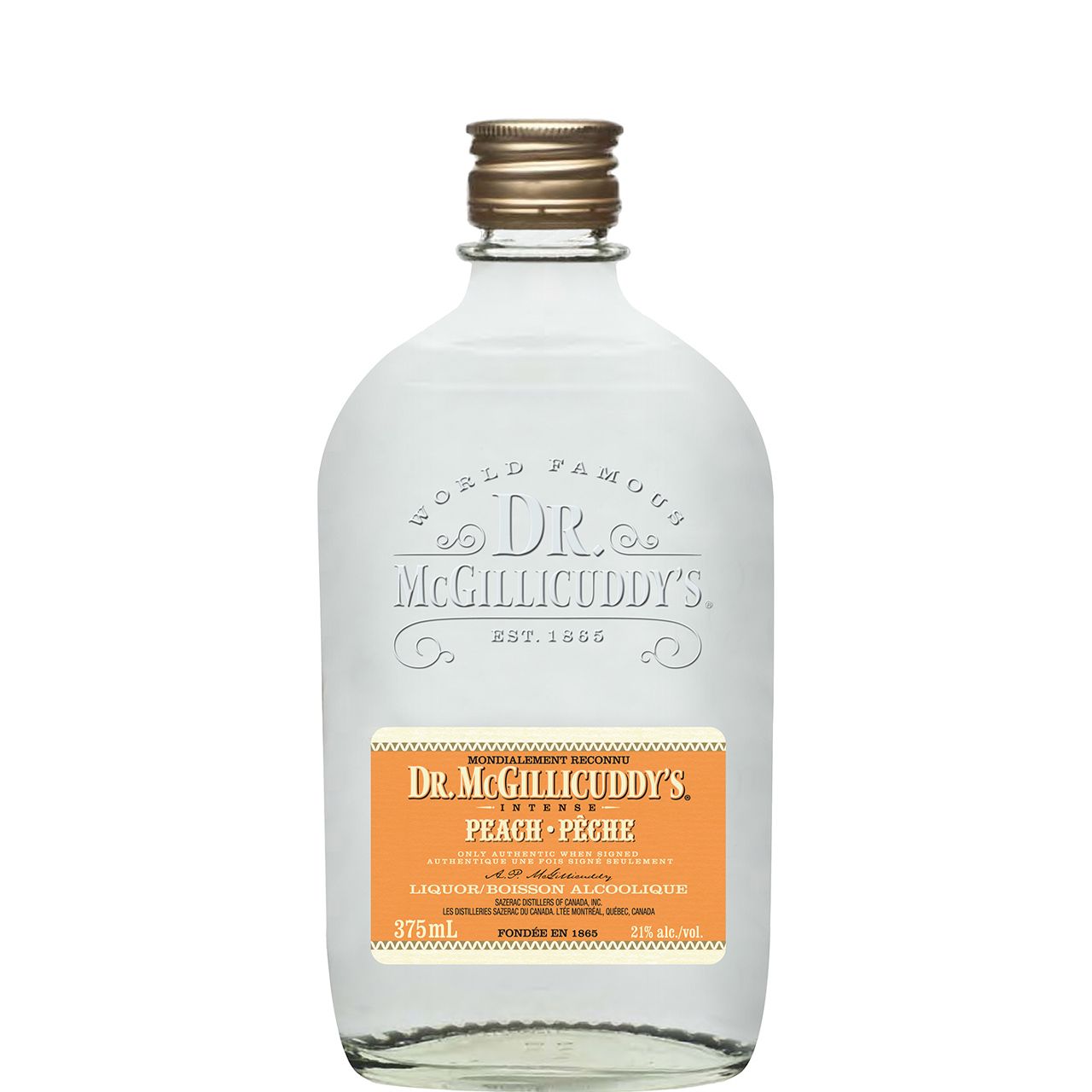 Dr Mcgillicuddys Sour Peach bottle