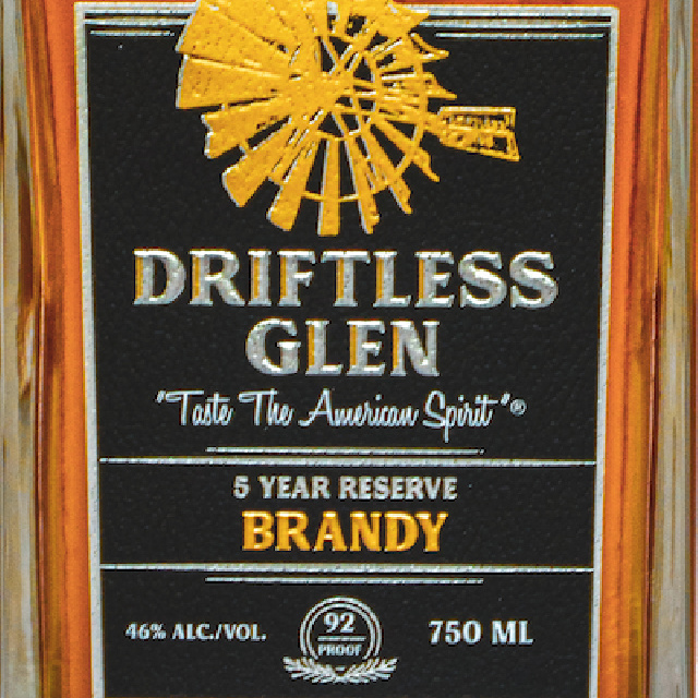 Driftless Glen 5Yr Reserve Brandy bottle
