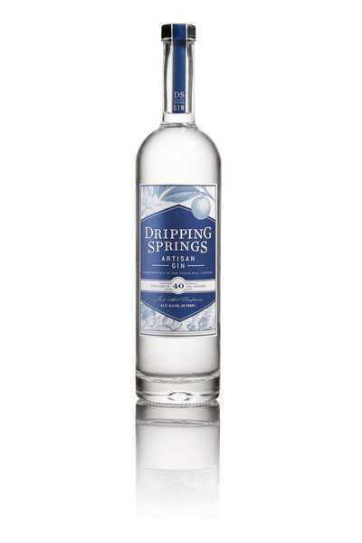 Dripping Springs Artisan Gin bottle